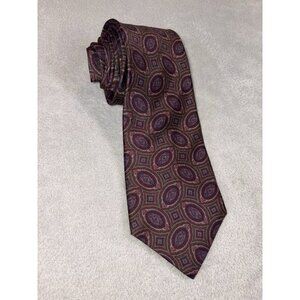 Halston Men’s Necktie 100% Italian Silk Made‎ in the USA Tie Fast Shipping!